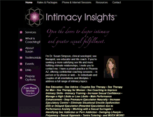 Tablet Screenshot of drsusansimpson.com